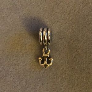 Pandora Auth Silver and 14K gold anchor